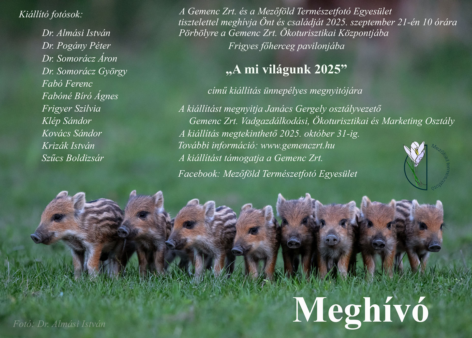 Meghívó Gemenc 2025. netre