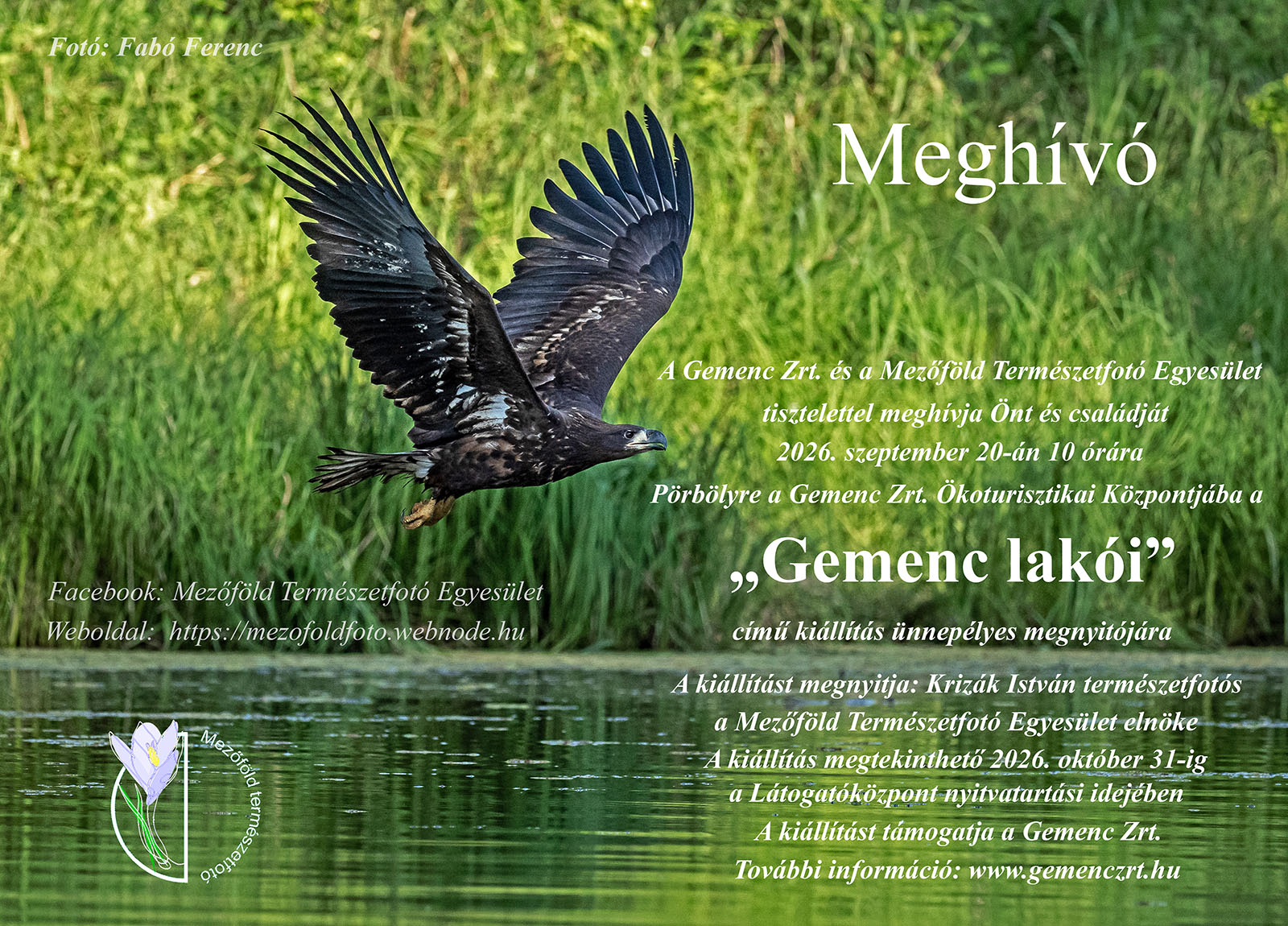 Meghívó Gemenc 2026. 09. netre Meghívó Gemenc 2026. 09. netre